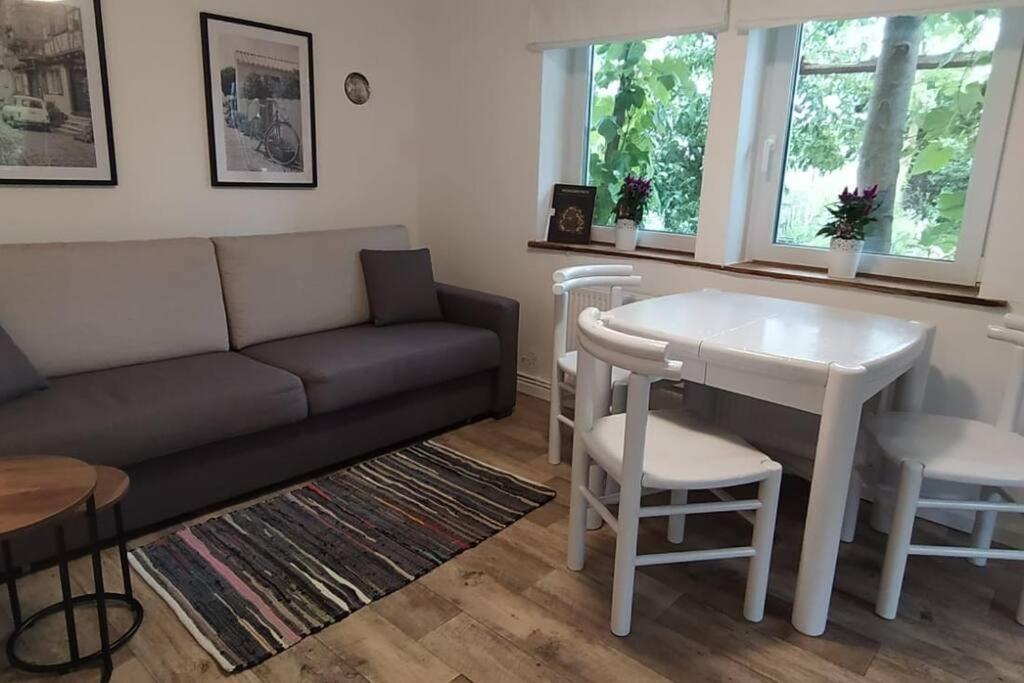Fairschlafen - Gartenwohnung Bücken Dış mekan fotoğraf